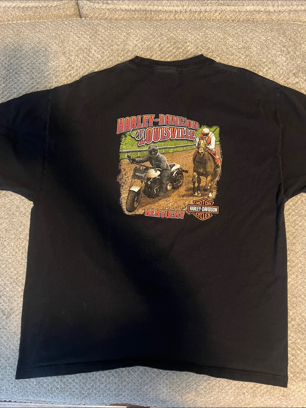 Harley-Davidson Black Short Sleeve T-shirt Louisville, KY/ Derby